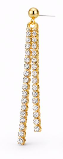 Couture Chain Drop Earrings