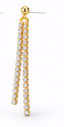 Couture Chain Drop Earrings