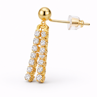 Couture Chain Drop Earrings