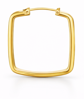 Gilded Square Bow Drops