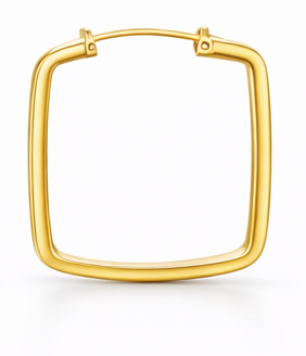 Gilded Square Bow Drops