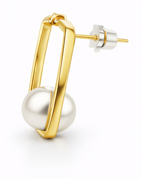 Gilded Square Bow Drops