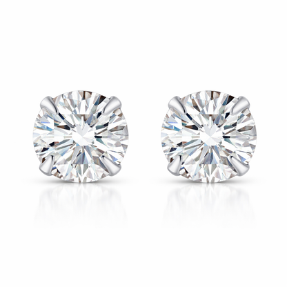 Zircon S925 Sterling Silver Heart Star Stud Earrings – Star Heart Nova