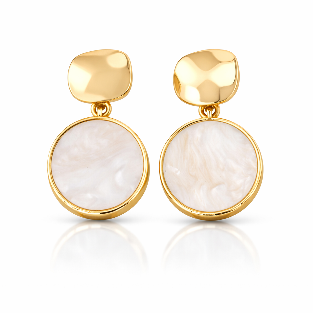 Retro Geometric Drop Earrings