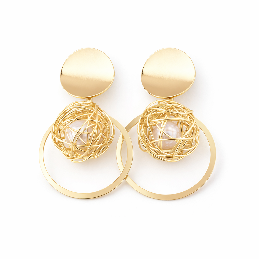 Couture Geometric Patchwork Drops