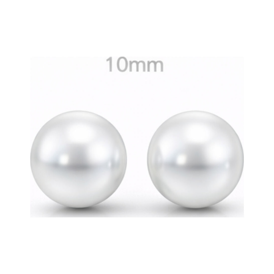 Pearl Stud Earrings 10mm