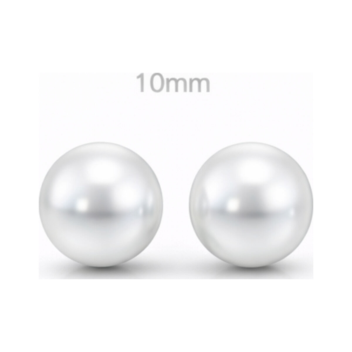 Pearl Stud Earrings 10mm