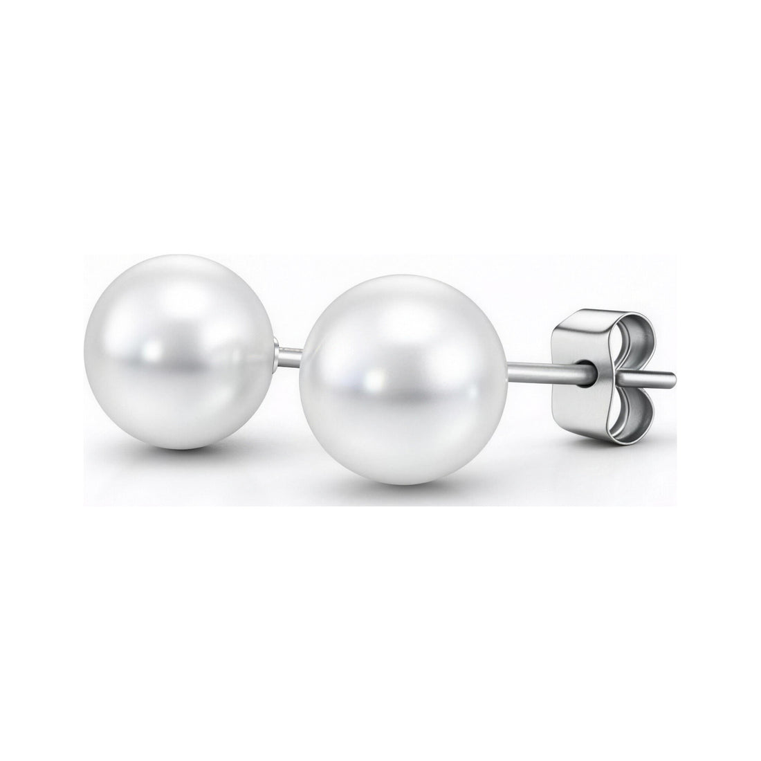 Pearl Stud Earrings 10mm