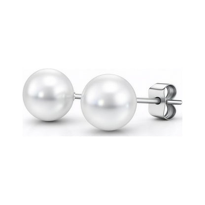 Pearl Stud Earrings 10mm