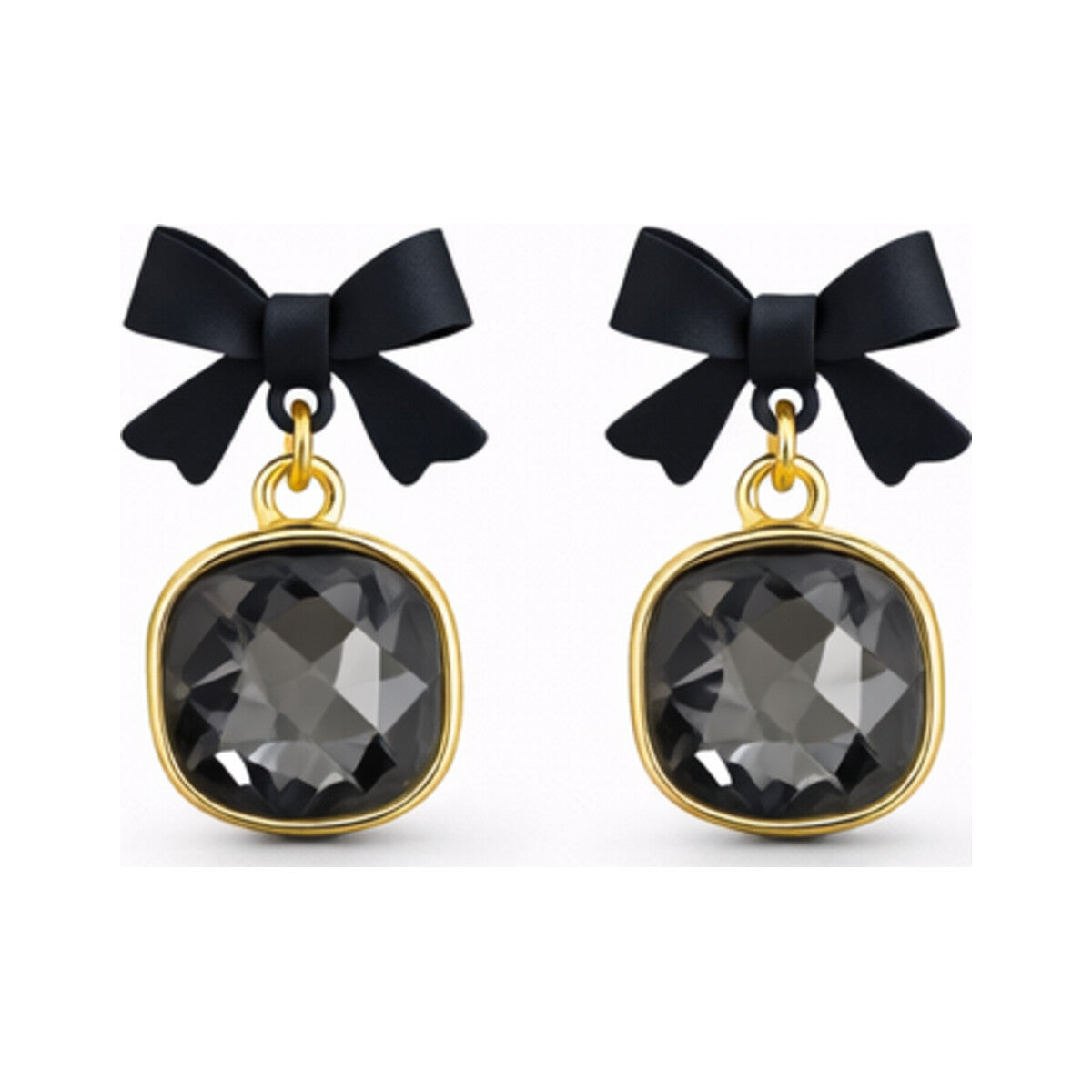 Pearl Alloy Bow Earrings – Bow Halo