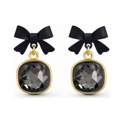 Pearl Alloy Bow Earrings – Bow Halo