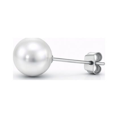 Pearl Stud Earrings 14mm