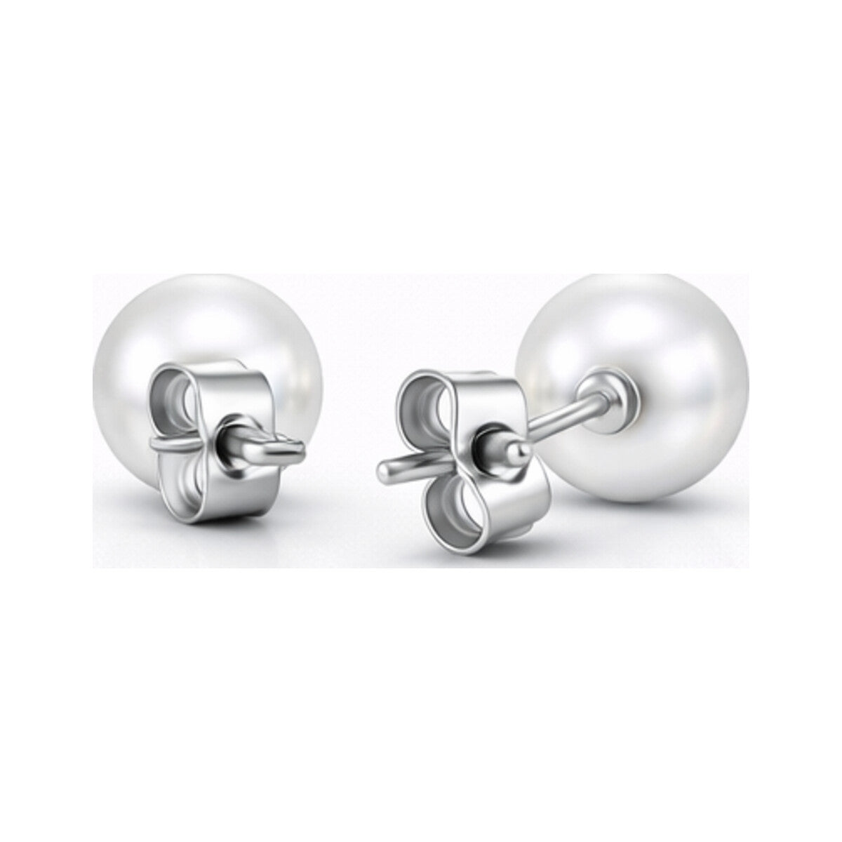 Pearl Stud Earrings 14mm