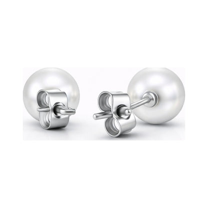 Pearl Stud Earrings 14mm