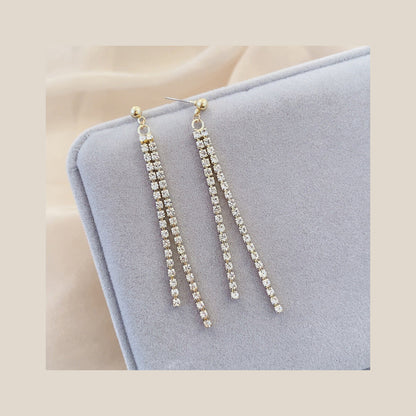 Couture Chain Drop Earrings