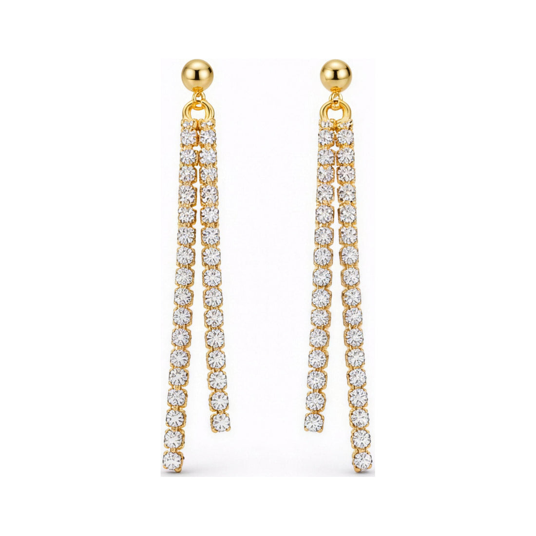 Couture Chain Drop Earrings