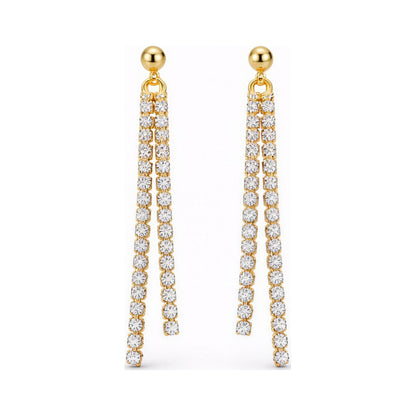 Couture Chain Drop Earrings