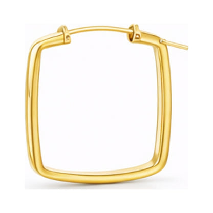 Gilded Square Bow Drops