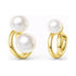 Large Small Pearl Earrings