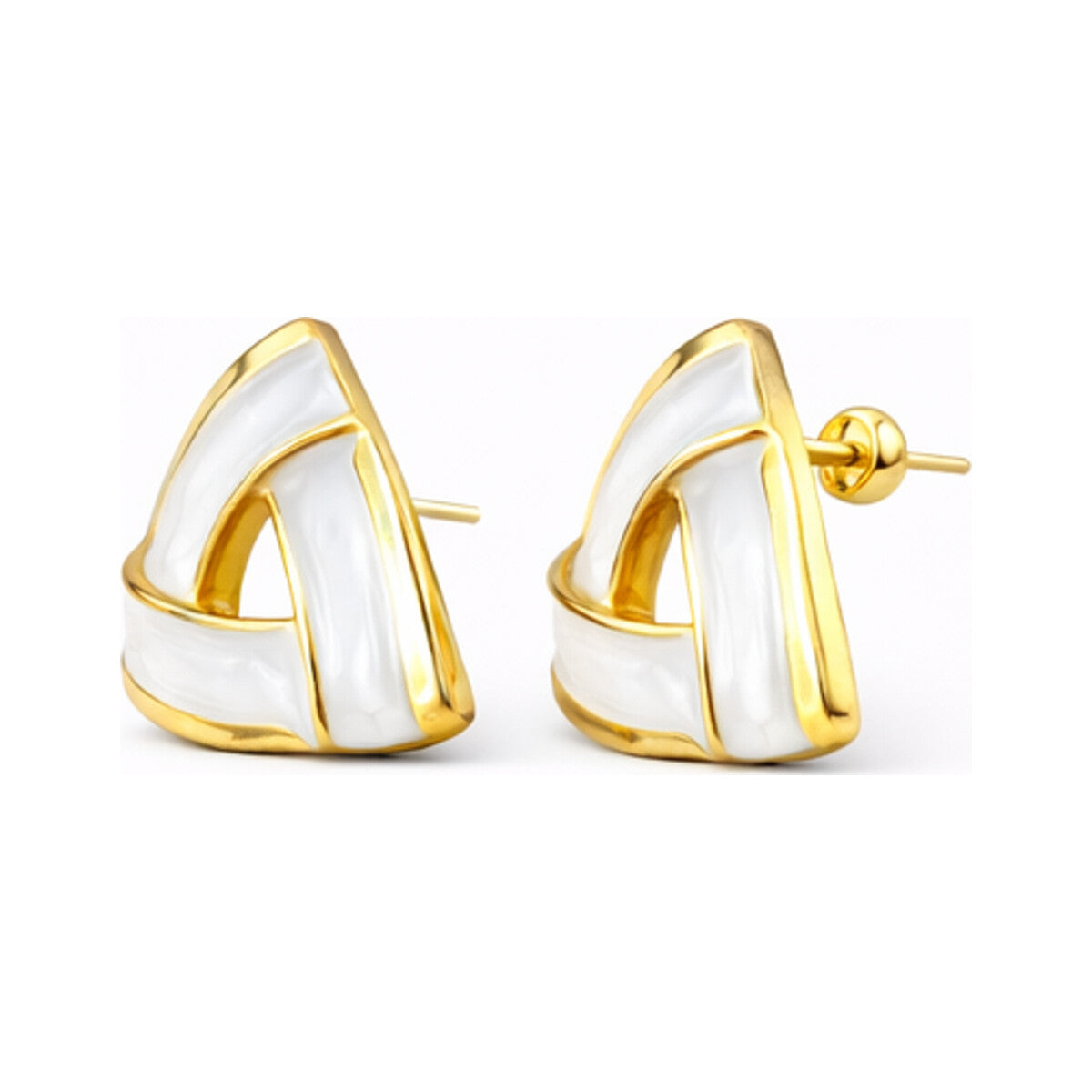 Pearl Alloy Bow Earrings – Bow Vibe Luxe