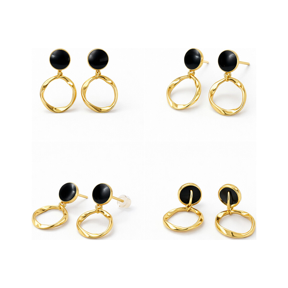 Pearl Alloy Bow Earrings – Bow Vibe Nova