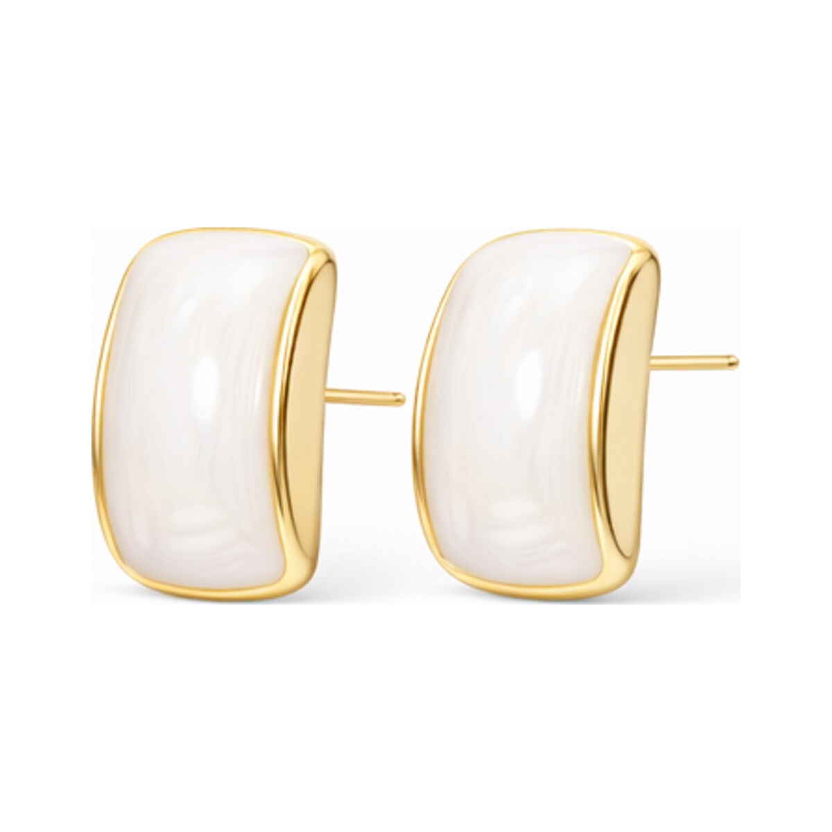 Arched Beige Bow Drops