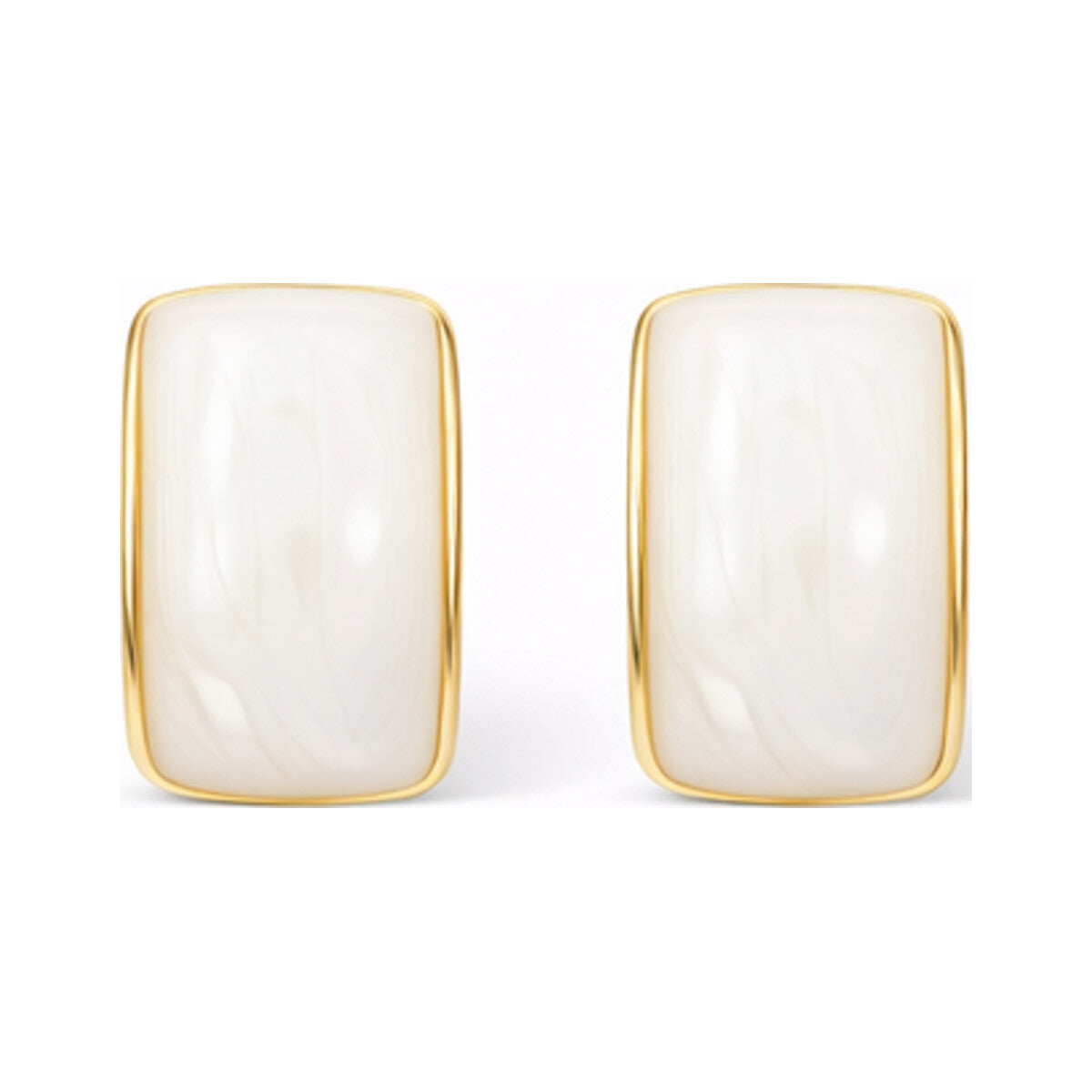 Arched Beige Bow Drops