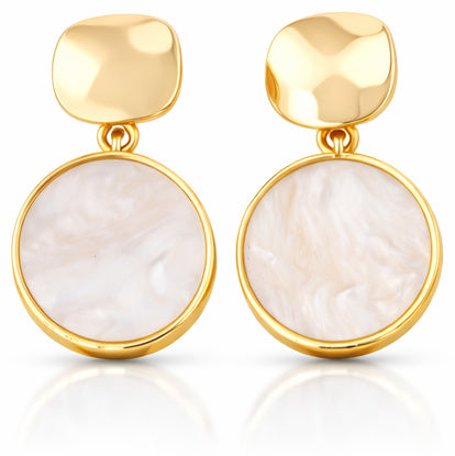 Retro Geometric Drop Earrings