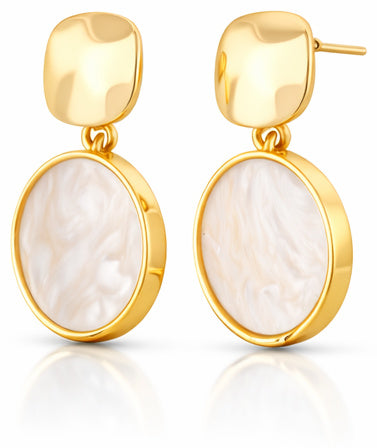 Retro Geometric Drop Earrings