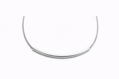 S925 Sterling Silver Round Tube Bracelet