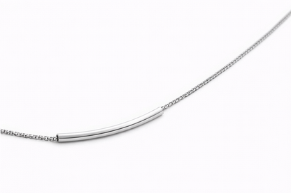 S925 Sterling Silver Round Tube Bracelet