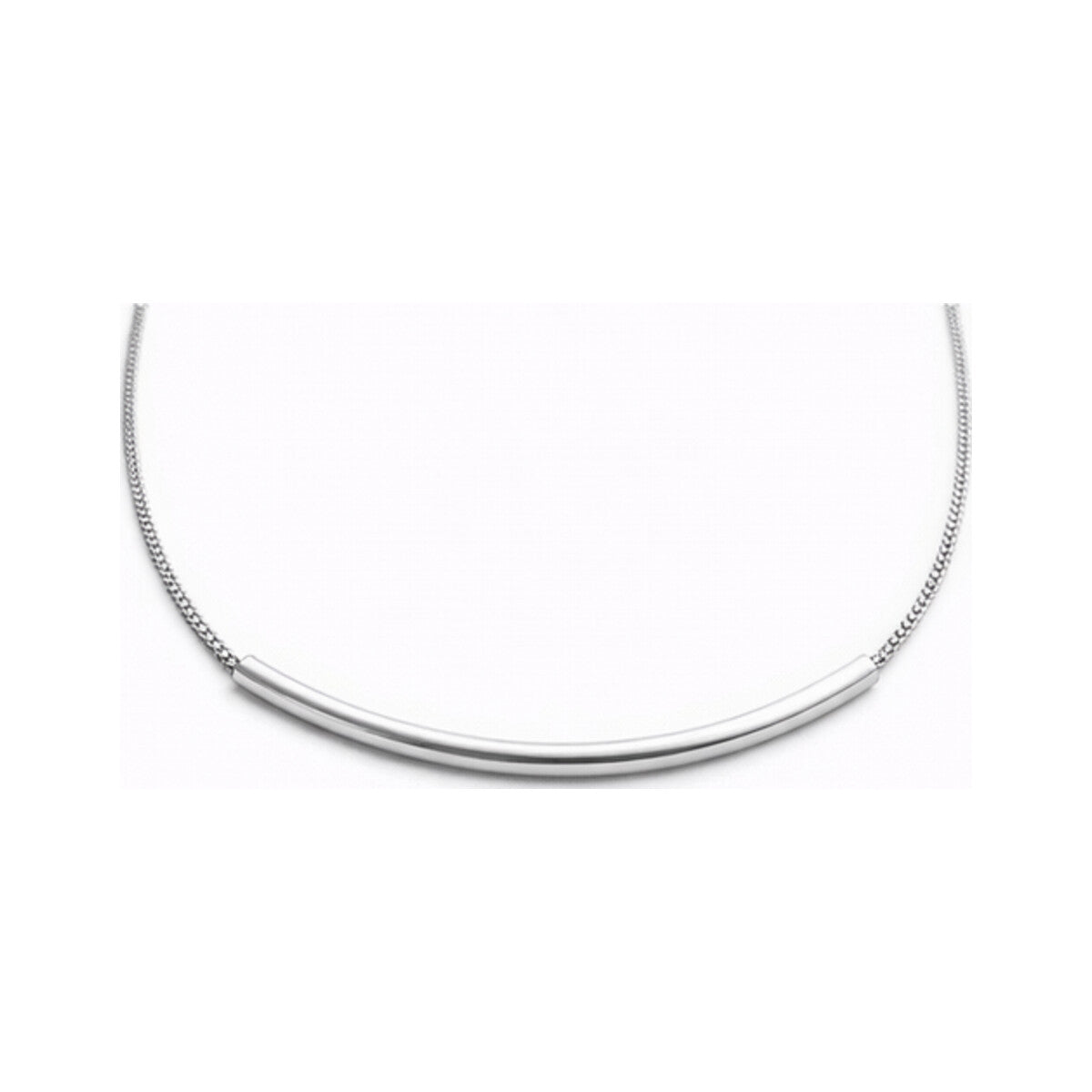S925 Sterling Silver Round Tube Bracelet