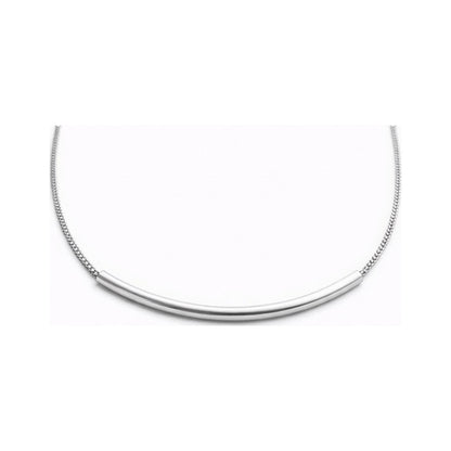 S925 Sterling Silver Round Tube Bracelet