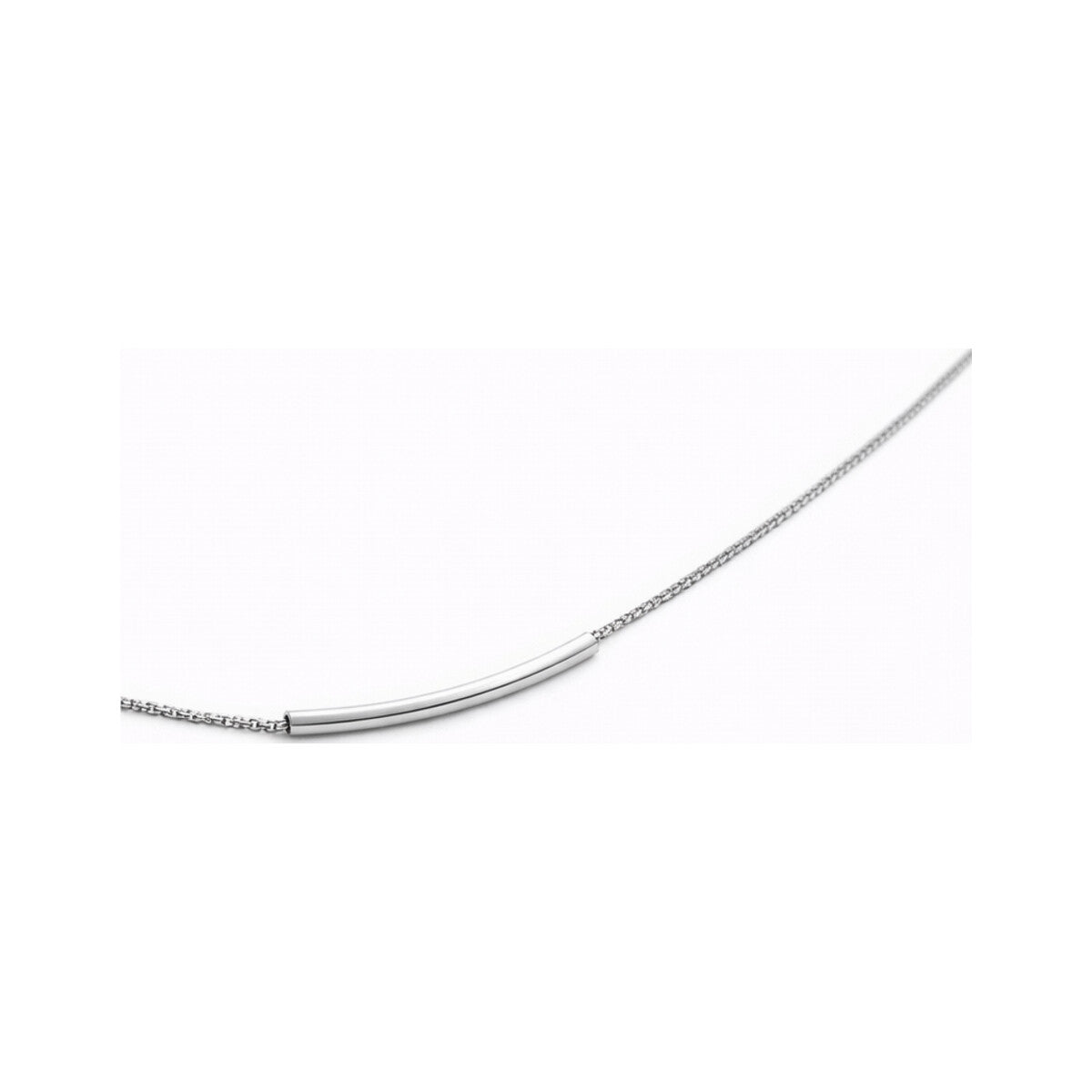 S925 Sterling Silver Round Tube Bracelet