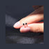 Black Silver 2.5mm S925 Earrings Studs
