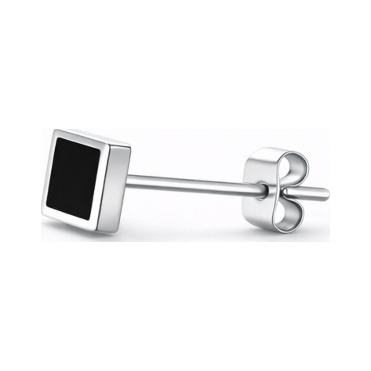 S925 Sterling Silver Square Geometric Stud Earrings