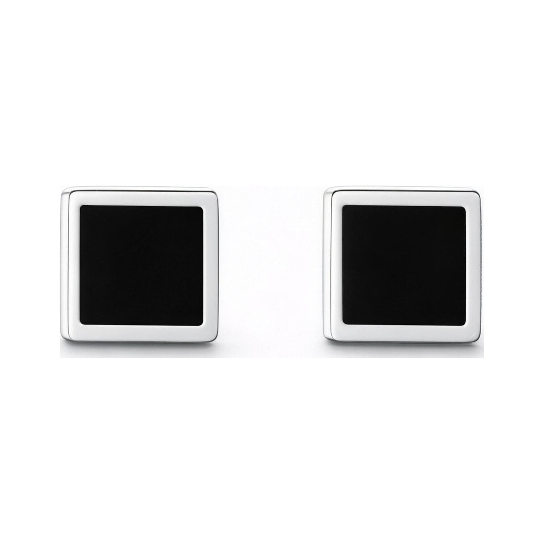S925 Sterling Silver Square Geometric Stud Earrings