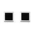 S925 Sterling Silver Square Geometric Stud Earrings