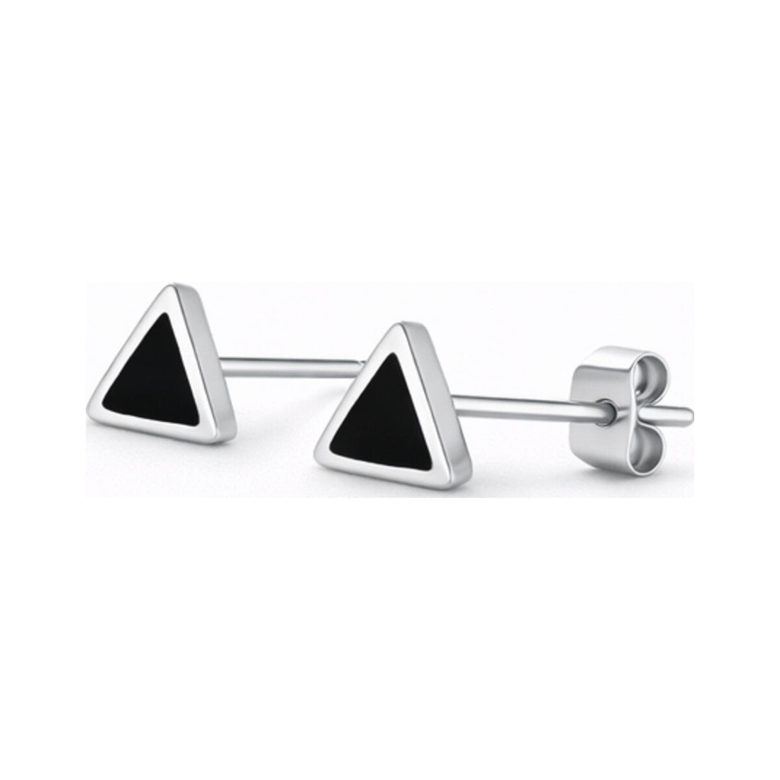 S925 Sterling Silver Triangle Geometric Stud Earrings