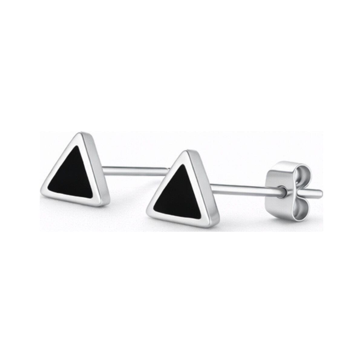 S925 Sterling Silver Triangle Geometric Stud Earrings