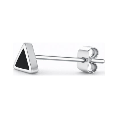 S925 Sterling Silver Triangle Geometric Stud Earrings