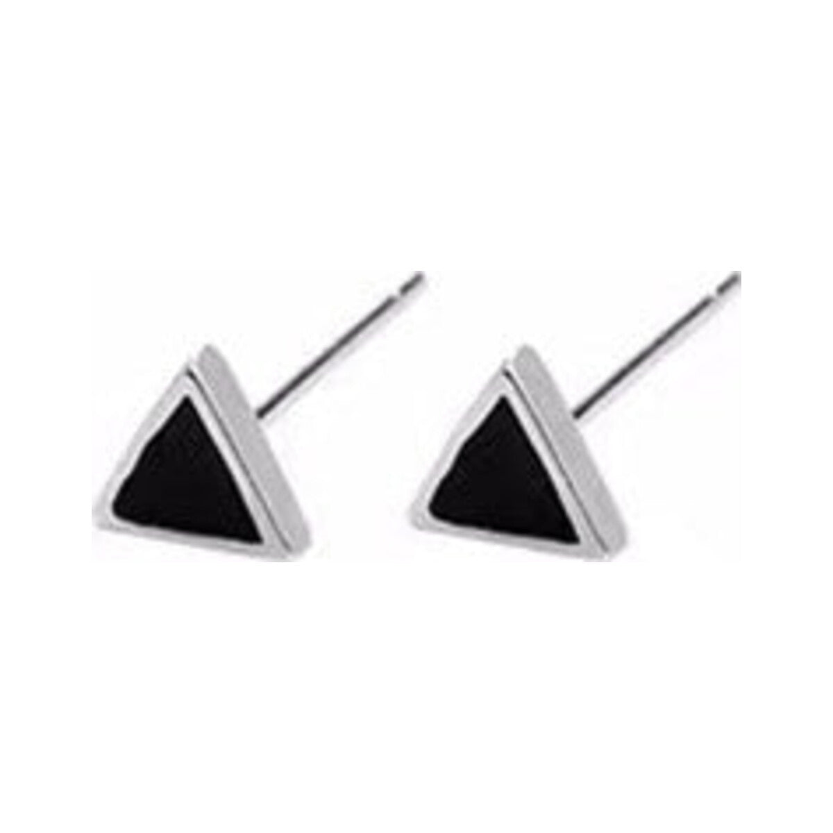S925 Sterling Silver Triangle Geometric Stud Earrings