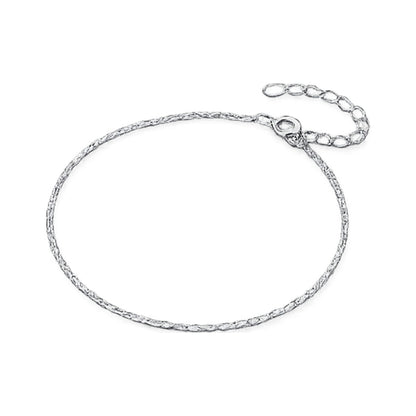 S925 O-Link Platinum Link Bracelet