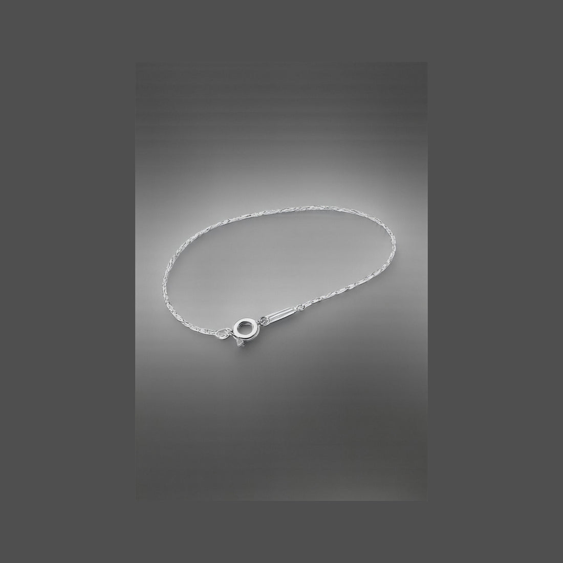 S925 O-Link Platinum Link Bracelet