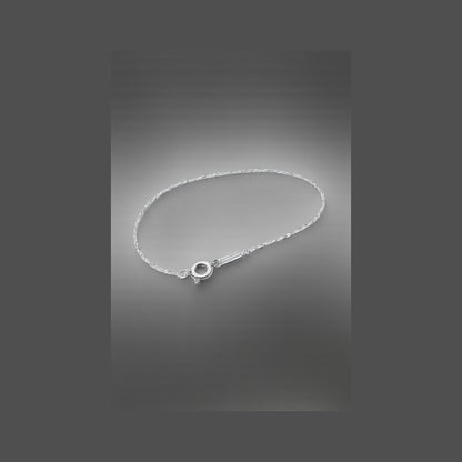 S925 O-Link Platinum Link Bracelet