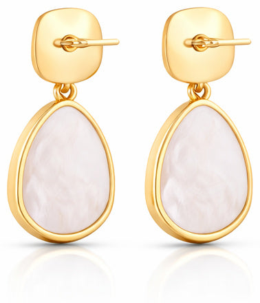 Alloy Geometric Round Earrings – Round Square Zen