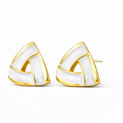 Pearl Alloy Bow Earrings – Bow Vibe Luxe