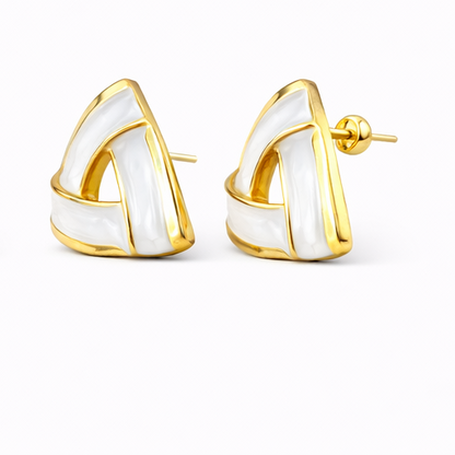 Pearl Alloy Bow Earrings – Bow Vibe Luxe