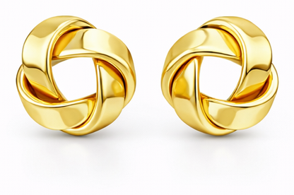 Twisted Triangle Bow Drops