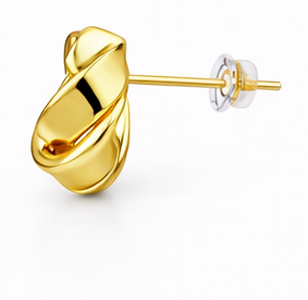 Twisted Triangle Bow Drops